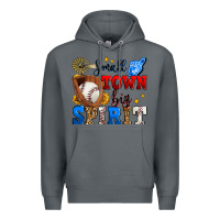 Rock small town big spirit baseball Premium Hoodie - Zillion Design Studio