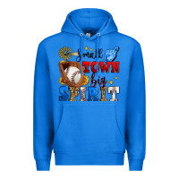 True Royal small town big spirit baseball Premium Hoodie - Zillion Design Studio