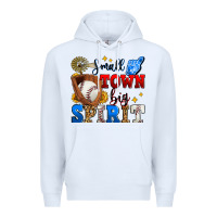 White small town big spirit baseball Premium Hoodie - Zillion Design Studio