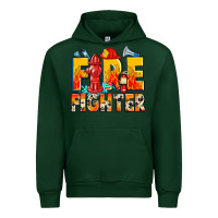 Forest Green firefighter Urban Hoodie - Zillion Design Studio
