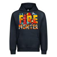 Navy firefighter Urban Hoodie - Zillion Design Studio