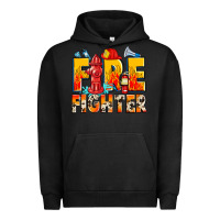 Pigment Black firefighter Urban Hoodie - Zillion Design Studio