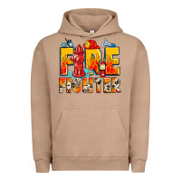 Pigment Burro firefighter Urban Hoodie - Zillion Design Studio