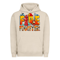 Pigment French Oak firefighter Urban Hoodie - Zillion Design Studio