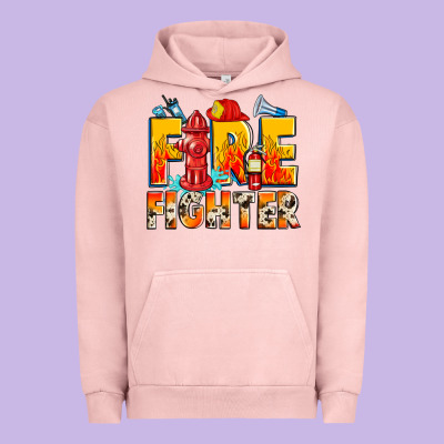 Firefighter Urban Hoodie Designed By Zillion Design Studio