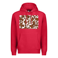 Cardinal distressed chocolate milkshake cowhide Premium Hoodie - RanaPortraitStore
