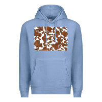 Colony Blue distressed chocolate milkshake cowhide Premium Hoodie - RanaPortraitStore