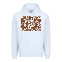 White distressed chocolate milkshake cowhide Premium Hoodie - RanaPortraitStore