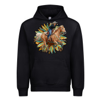Black sunflower rodeo Urban Hoodie - RanaPortraitStore