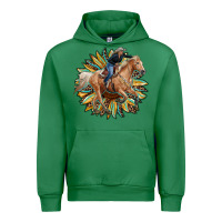 Emerald sunflower rodeo Urban Hoodie - RanaPortraitStore