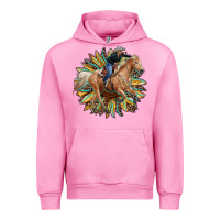 Fuchsia Pink sunflower rodeo Urban Hoodie - RanaPortraitStore