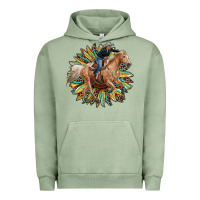 Pigment Oil Green sunflower rodeo Urban Hoodie - RanaPortraitStore