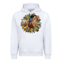 White sunflower rodeo Urban Hoodie - RanaPortraitStore
