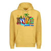 Antique Gold love puerto rico Premium Hoodie - AdoDesignShop