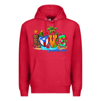 Cardinal love puerto rico Premium Hoodie - AdoDesignShop