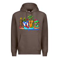 Coffee love puerto rico Premium Hoodie - AdoDesignShop