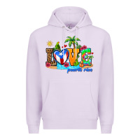 Lilac love puerto rico Premium Hoodie - AdoDesignShop
