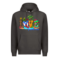 Smoke love puerto rico Premium Hoodie - AdoDesignShop