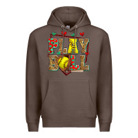 Coffee play ball softball Premium Hoodie - Zillion Design Studio