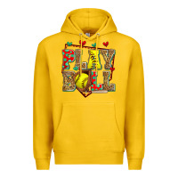 Lemon play ball softball Premium Hoodie - Zillion Design Studio