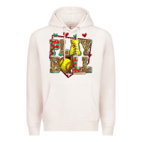 Pale Pink play ball softball Premium Hoodie - Zillion Design Studio