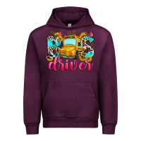 Mauve Wine bus driver Urban Hoodie - Zillion Design Studio