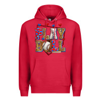 Cardinal play ball baseball Premium Hoodie - Zillion Design Studio