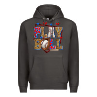 Smoke play ball baseball Premium Hoodie - Zillion Design Studio