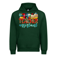 Forest Green teacher assistant Urban Hoodie - Zillion Design Studio