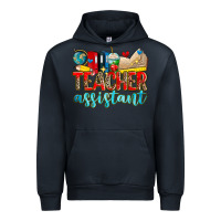 Navy teacher assistant Urban Hoodie - Zillion Design Studio