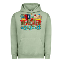 Pigment Oil Green teacher assistant Urban Hoodie - Zillion Design Studio