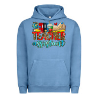 Pigment Pebble Blue teacher assistant Urban Hoodie - Zillion Design Studio