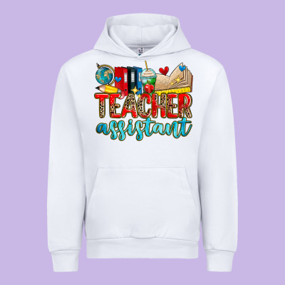 Teacher Assistant Urban Hoodie Designed By Zillion Design Studio