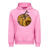Fuchsia Pink sunflower pumpkin Urban Hoodie - RanaPortraitStore