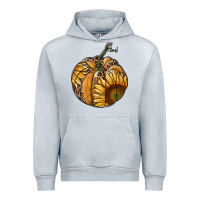 Heather Grey sunflower pumpkin Urban Hoodie - RanaPortraitStore