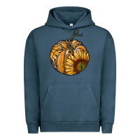 Pigment Midnight Navy sunflower pumpkin Urban Hoodie - RanaPortraitStore