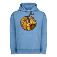 Pigment Pebble Blue sunflower pumpkin Urban Hoodie - RanaPortraitStore