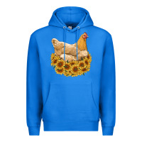 True Royal chicken with sunflowers Premium Hoodie - RanaPortraitStore