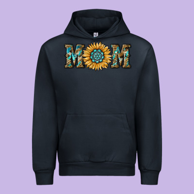 Sunflower Mom Urban Hoodie Designed By Ranaportraitstore