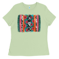 Matcha easter spring floral brushstroke Ladies Tee - Artiststas