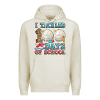 Oatmeal Heather i tackled 100 days of school volleyball Premium Hoodie - Zillion Design Studio