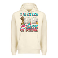 Sandshell i tackled 100 days of school volleyball Premium Hoodie - Zillion Design Studio