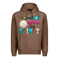 Chestnut small town big spirit volleyball Premium Hoodie - Zillion Design Studio