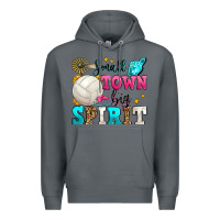 Rock small town big spirit volleyball Premium Hoodie - Zillion Design Studio