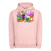 Pigment Salmon Halloween Nurse Coffee Cups Urban Hoodie - texasbilliewilder