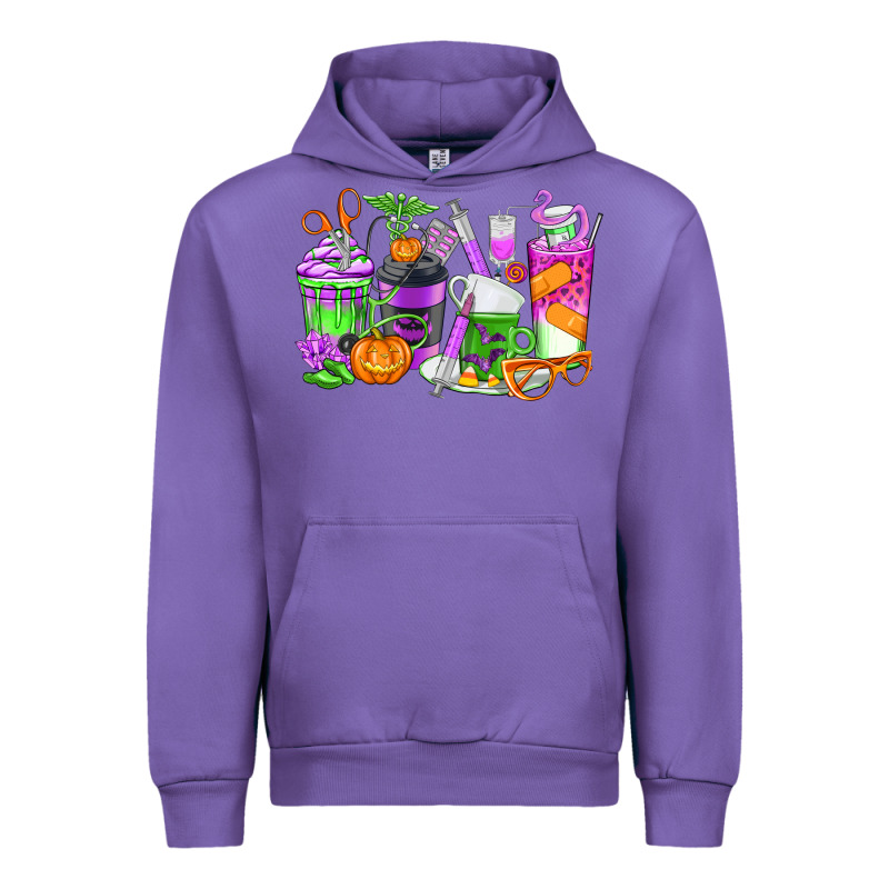 Halloween Nurse Coffee Cups Urban Hoodie by texasbilliewilder | Teevron