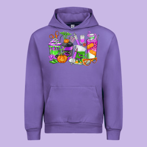 Halloween Nurse Coffee Cups Urban Hoodie Designed By Texasbilliewilder
