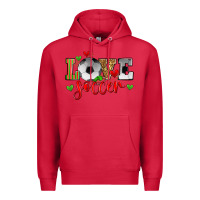 Cardinal love soccer Premium Hoodie - Zillion Design Studio