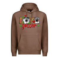 Chestnut love soccer Premium Hoodie - Zillion Design Studio