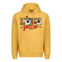 Mustard love soccer Premium Hoodie - Zillion Design Studio